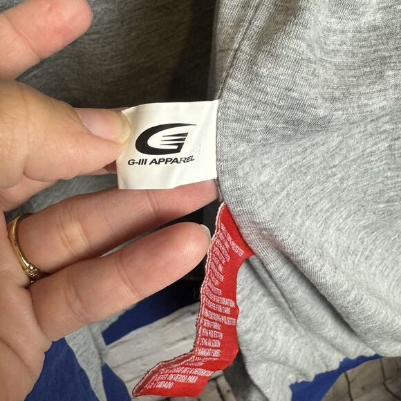 New York Giants NFL Blue Zip Front Jacket Three Time SUPERBOWL CHAMPS SZ Large - Picture 12 of 15